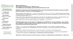 Desktop Screenshot of consilium.net.pl
