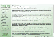 Tablet Screenshot of consilium.net.pl